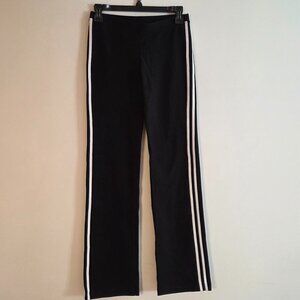 Mossimo Black Stripped Boot Leg Joggers